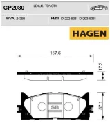 ������� ��������� �������� Sangsin Brake GP2080 GP2080 ����