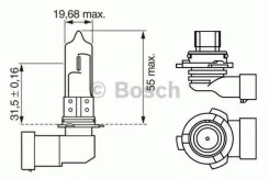����� Standard HB4 12V 51W 1987302153 Bosch 1987302153 1987302153 ����