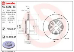 ���� ��������� Standard | ����� | Brembo 9907820 9907820 ����