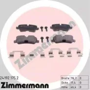 ������� �������� ! ����. 117x46x17 Land Rover Discovery/Range Rover 4.4i/2.7TD 04 OTTO Zimmermann 241921752 241921752 ����