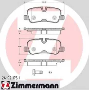 ������� �������� ! ����. 117x46x17 Land Rover Discovery/Range Rover 4.4i V8/2.7TD V6 04 OTTO Zimmermann 241921751 241921751 ����