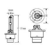 ����� D2S 85V 35W P32d-2 Xenarc Original �������� ������������ �/� (���) 1 ��. Osram 66240 66240 ����