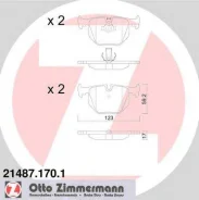 ������� �������� ! ����. 123x59x17 BMW E38 2.8/4.0/5.0/2.5TDs/3.0D 95-01/E46 M3 3.2 00 OTTO Zimmermann 214871701 214871701 ����
