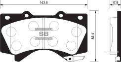 ������� ��������� ��������, �������� Sangsin Brake SP1381 SP1381 ����