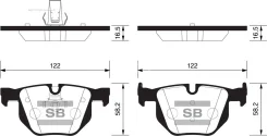 ������� �������� ��� Sangsin Brake SP2157 SP2157 ����
