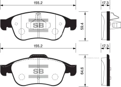 ������� ��������� Sangsin Brake SP1390 SP1390 ����