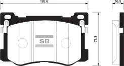 ������� ��������� ��������, �������� Sangsin Brake SP1547 SP1547 ����