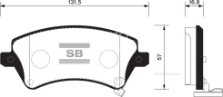 ������� �������� �. Toyota Corolla 1.4/1.6/2.0D 02 ���� 15 SP1502SNS GDB3288=822 12=833 012B-SX ! Sangsin Brake SP1502 SP1502 ����