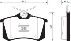 ������� �������� ������! VW GolfII/III/Passat 1.6-2.8/1.9TDi 88-99 SP1391 Sangsin Brake SP1391 SP1391 ����