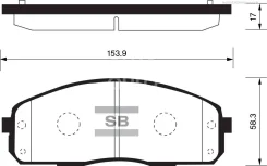������� �������� �. Hyundai Porter 04 SP1174SNS Sangsin Brake SP1174 SP1174 ����