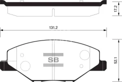 ������� ��������� VW POLO (RUS) 11-/Skoda Fabia 11- �������� SP1595 Sangsin Brake SP1595 SP1595 ����