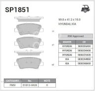 ������� ��������� ��������, ������ Sangsin Brake SP1851 SP1851 ����