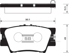 ������� ��������� Sangsin Brake SP2081 SP2081 ����