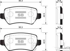 ������� ��������� ��������, ������ Sangsin Brake SP1536 SP1536 ����