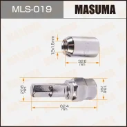 �������� ���� �������� ���. ����! M12x1.5x32.6 20��. +���������� Masuma MLS019 MLS019 ����