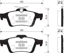 ������� ��������� ��������, ������ Sangsin Brake SP2091 SP2091 ����
