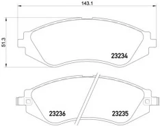 ������� �������� �. Daewoo Leganza 2.0i 97-99 SP1102SNS [96253367] ! Sangsin Brake SP1102 SP1102 ����