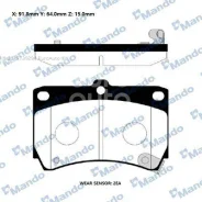 ������� �������� ��������! Kia Rio, Mazda 121/323/Demio 1.3-1.6/1.7D 89 Mando MPK06 MPK06 ����