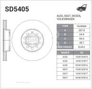 ���� ��������� �������� Sangsin Brake SD5405 SD5405 ����