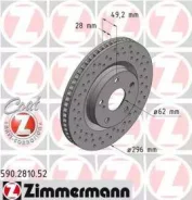 ���� ��������� Sport �����. 296x28/49-5x114 Toyota RAV4 2.0/2.2D 06 OTTO Zimmermann 590281052 590281052 ����