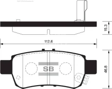������� ���������, ������ Sangsin Brake SP1428 SP1428 ����