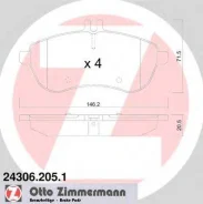 ������� �������� ! �����. 146x72x20 MB W2041.8-2.3 07 OTTO Zimmermann 243062051 243062051 ����
