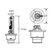 ����� D2R 85V 35W P32d-3 Xenarc Original �������� ������������ �/� (���) 1 ��. Osram 66250 66250 ����