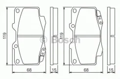 ������� ����. ���. Toyota Hilux 2.5-3.0 11.01- Bosch 0986494497 0986494497 ����