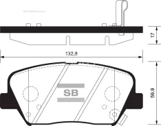 ������� ����. ���. Sangsin Brake SP1424 SP1424 ����