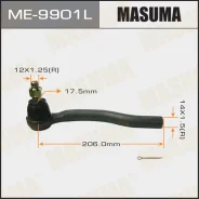 ���������� ������� ���� Masuma CX7, CX9 07- LH, ����� ME9901L ����