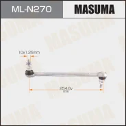 ������ ������������� (����) front CUBE Z11 Aluminum Masuma MLN270, �������� MLN270 ����