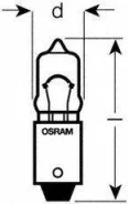����� T4W 12V 10W BA9s Original LINE �������� ������������ �/� (���) 1 ��. 64113 Osram 64113 64113 ����