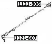 ���������� ������� ���� R [M16�1.5] ASVA 1121806 1121806 ����