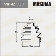 ������� ���. ������� �����. Mazda Familia, Nissan AD/Bluebird/Cedric/Cefiro/Cima�/Gloria/Lucino/Primera/Pulsar/�Skyline/Sunny/Wingroad Masuma MF2167 M...