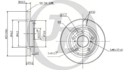 ���� ��������� Toyota Front df1430 (255x28) 5 ��� (F0046101) JD [JBD0034], �������� JBD0034 ����