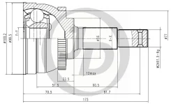 ���� �������� ABS NI027A46 (F0080299) JD [JCT0027A] JCT0027A ����