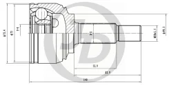 ���� �������� Nissan (F0023928) JD [JCT0141] JCT0141 ����