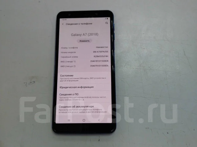 Samsung Galaxy A7. �/�, 64 ��, �����, 4G LTE ����