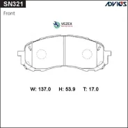 ��������� ������� �������� Subaru Impreza/Legacy Advics SN321 SN321 ����