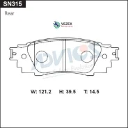 ������� ��������� Toyota Camry V70/RAV 4/Lexus RX 15- ������ Advics SN315 SN315 ����