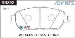 �������� ��������� ������� Advics SN892 SN892 ����