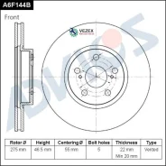 ���� ��������� Toyota Corolla 06- �����. Advics A6F144B A6F144B ����