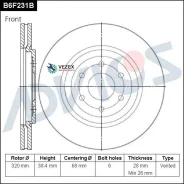 ���� ��������� ���. Advics B6F231B B6F231B ����