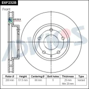 ���� ��������� Mazda 3 13- �����. Advics E6F232B E6F232B ����