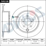 ���� ��������� Subaru Forester 12- ����. Advics F6R210B F6R210B ����