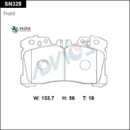������� Lexus LS XF40 (2006-2017), Lexus LS XF50 (2017-) �������� Advics SN328 SN328 ����