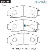 �������� ��������� ������� Advics �������� Advics SN431P SN431P ����