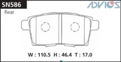 �������� ��������� ������� Advics Advics SN586 SN586 ����