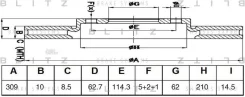 ���� ��������� | ��� | Lexus RX 08- Blitz BS0472 BS0472 ����