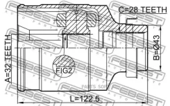 ���� ���������� 32x43x28 | ����� ���� | Febest 0511MZ5RH Febest 0511MZ5RH 0511MZ5RH ����